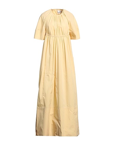 JIL SANDER Vestito estivo Giallo 100% Cotone