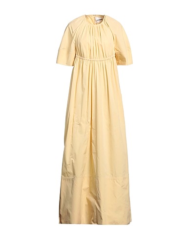 JIL SANDER Robe mi-longue GIALLO 100% Coton