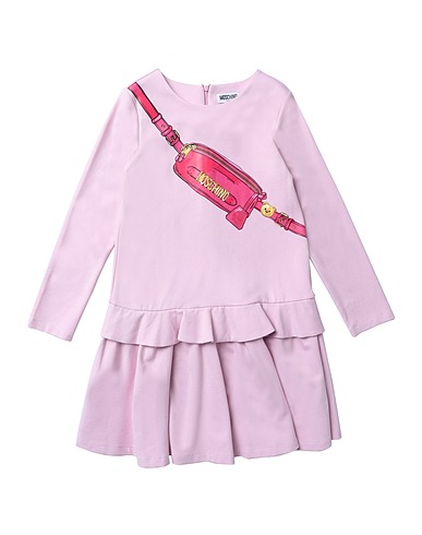 MOSCHINO KID Vestito Rosa 68% Viscosa, 27% Poliammide, 5% Elastan