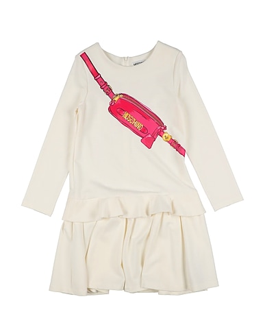 MOSCHINO TEEN Dress Cream 68% Viscose, 27% Polyamide, 5% Elastane