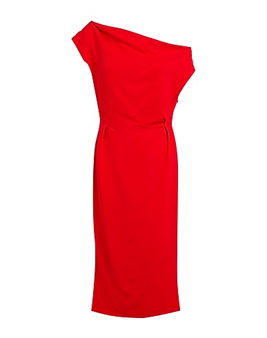 ALEXANDRE VAUTHIER Vestito midi Rosso 100% Viscosa