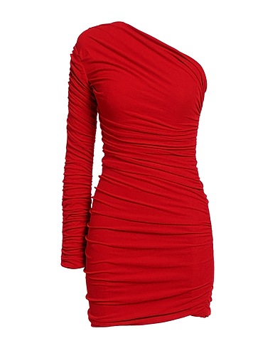 ALEXANDRE VAUTHIER One-shoulder dress Red 68% Viscose, 32% Polyamide