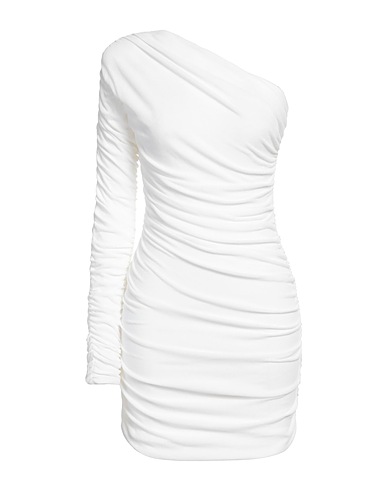 ALEXANDRE VAUTHIER One-shoulder dress White 68% Viscose, 32% Polyamide