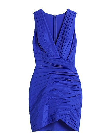 ELIE SAAB Short dress Bright blue 77% Polyester, 23% Silk