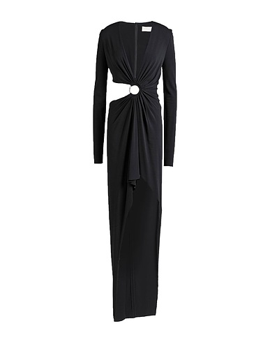 ALEXANDRE VAUTHIER Short dress Black 92% Viscose, 8% Elastane, Brass, Glass
