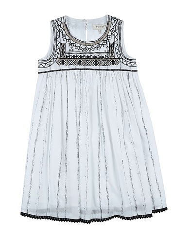 TWINSET Dress White 100% Cotton, Polyester
