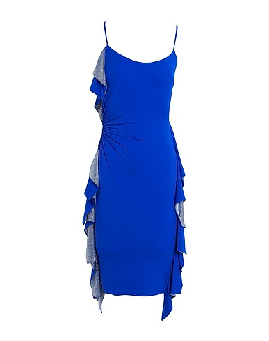 ALEXANDRE VAUTHIER Midi dress Bright blue 92% Viscose, 8% Elastane