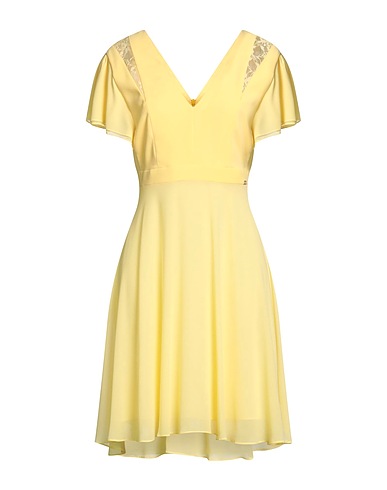 NENETTE Short dress Yellow 100% Polyester
