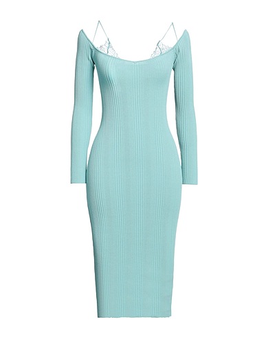 BLUMARINE Midi dress Turquoise 80% Viscose, 20% Polyamide