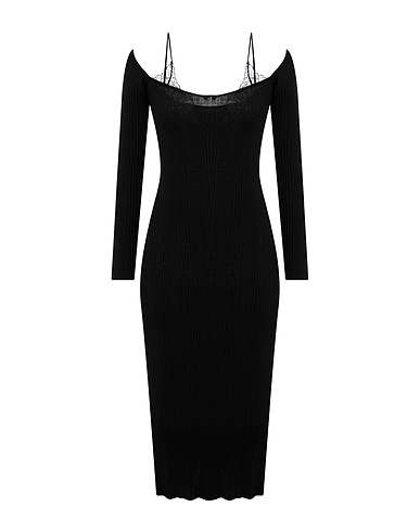 BLUMARINE Midi dress Black 80% Viscose, 20% Polyamide
