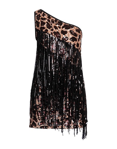 PINKO Sequin dress Black 100% Polyamide