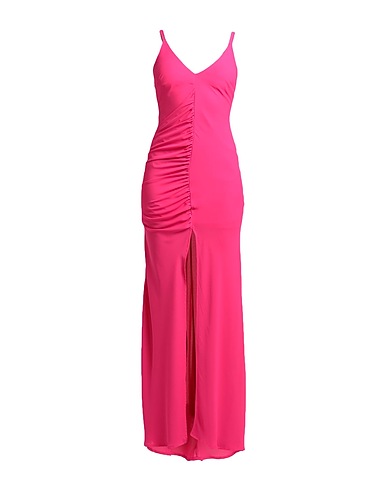 MONIQUE GARÇONNE Long dress Fuchsia 96% Polyester, 4% Elastane