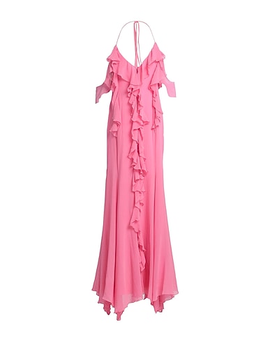 BLUMARINE Long dress Pink 82% Cotton, 18% Silk