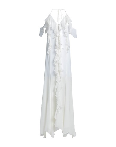 BLUMARINE Vestito lungo Off white 82% Cotone, 18% Seta