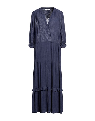GERARD DAREL Long dress Midnight blue 100% Viscose