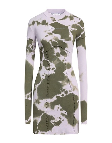 OFF-WHITE™ Sheath dress Lilac 95% Cotton, 5% Elastane