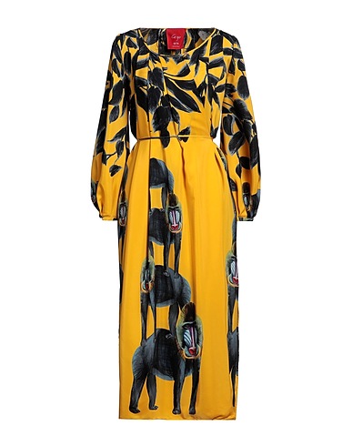 CO.GO Midi dress Marigold 100% Silk