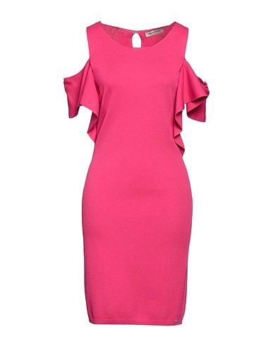 ANGELO MARANI Sheath dress Magenta 75% Viscose, 25% Polyamide