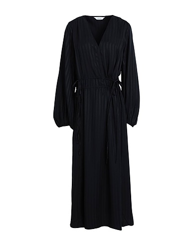 & OTHER STORIES Midi-Kleid Schwarz 57% Viskose, 43% Lyocell