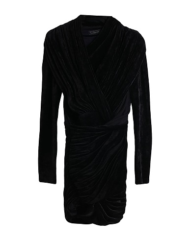 BALENCIAGA Short dress Black 79% Viscose, 19% Polyamide, 2% Elastane
