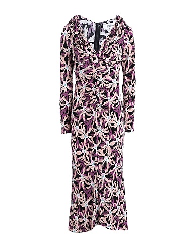 DIANE VON FURSTENBERG Midi-Kleid Magenta 100% Viskose