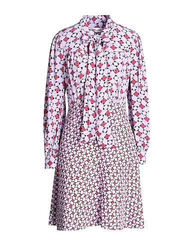 DIANE VON FURSTENBERG Short dress Lilac 60% EcoVero™ viscose, 40% Viscose