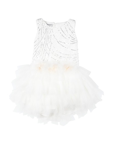 MISS LEOD Vestido para bebé  White 50% Nylon, 50% Rayon