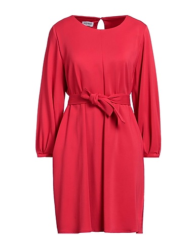 DONDUP Short dress Coral 96% Viscose, 4% Elastane