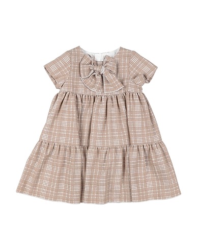 LITTLE BEAR Vestido para bebé  Sage green 49% Cotton, 31% Polyester, 17% Recycled polyester, 3% Other Fibres