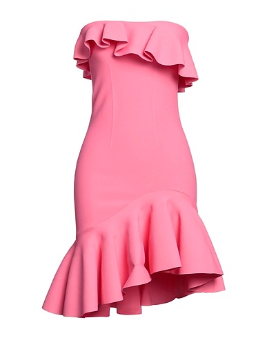 MCQUEEN Vestito corto Rosa 62% Viscosa, 23% Poliammide, 13% Poliestere, 2% Elastan