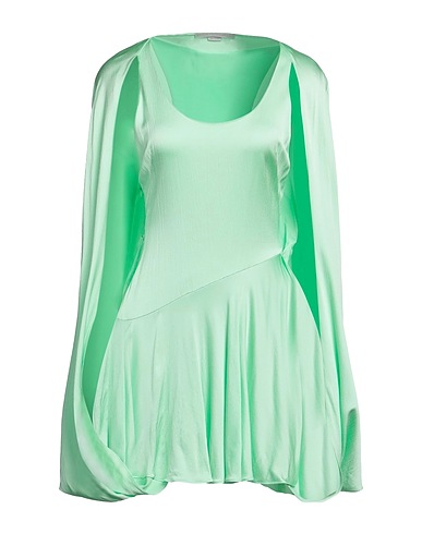 STELLA McCARTNEY Short dress Light green 98% Viscose, 2% Elastane