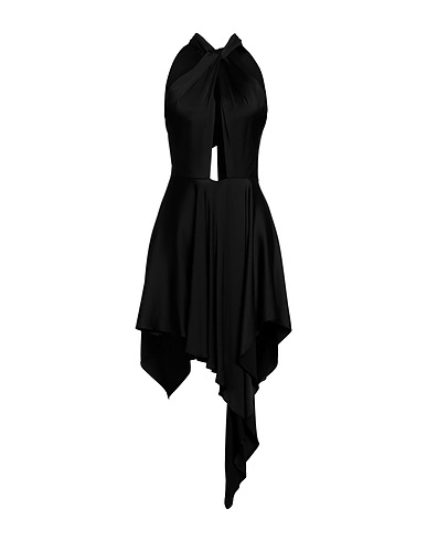 STELLA McCARTNEY Short dress Black 98% Viscose, 2% Elastane