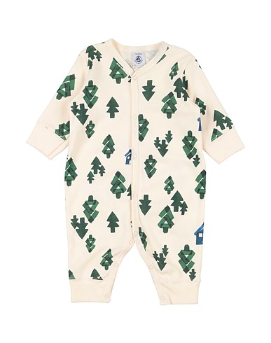 PETIT BATEAU Tutina Baby  Panna 100% Cotone
