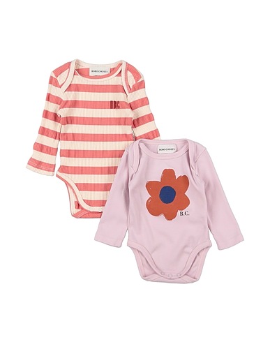 BOBO CHOSES Baby bodysuit Pink 95% Organic cotton, 5% Elastane