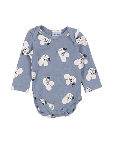 BOBO CHOSES Strampelanzug Taubenblau 95% Organische Baumwolle, 5% Elastan