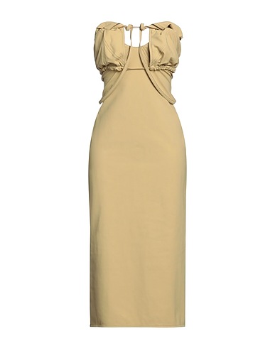 JACQUEMUS Kleid für besondere Anlässe Säuregrün 55% Polyamid, 36% Baumwolle, 9% Elastan