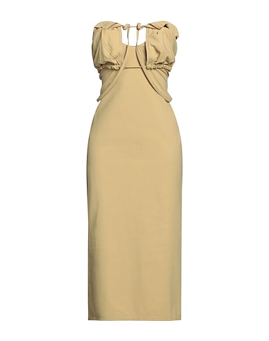 JACQUEMUS Midi dress 55% Polyamide, 36% Cotton, 9% Elastane