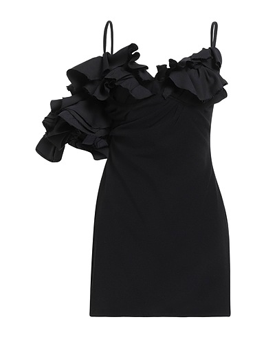 JACQUEMUS Short dress Black 86% Virgin Wool, 9% Polyamide, 5% Elastane
