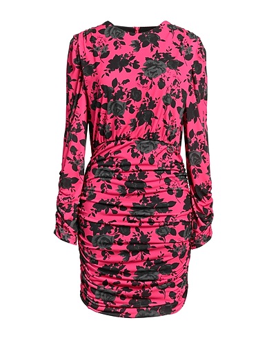 GAëLLE Paris Kurzes Kleid Fuchsia 100% Polyester, Elastan