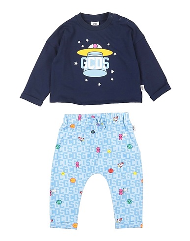 GCDS MINI Babykleidung-Set  Nachtblau 95% Baumwolle, 5% Elastan