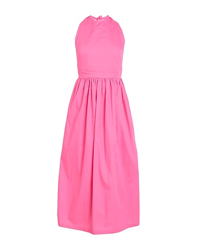 NEVER FULLY DRESSED Midi dress Pink 100% Cotton