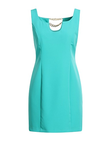CRISTINAEFFE Sheath dress Turquoise 95% Polyester, 5% Elastane