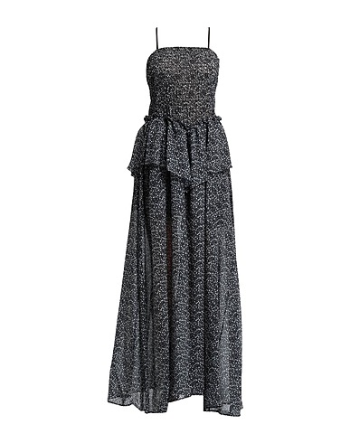 CRISTINAEFFE Long dress Black 100% Polyester