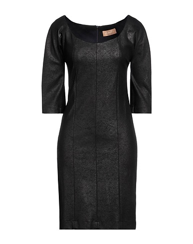 JEORDIE'S Kurzes Kleid Schwarz 70% Viskose, 25% Polyamid, 5% Elastan