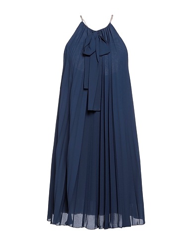 CRISTINAEFFE Short dress Midnight blue 100% Polyester