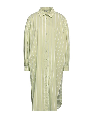 CRISTINAEFFE Striped shirt VERDE CHIARO 68% Cotton, 30% Nylon, 2% Elastane