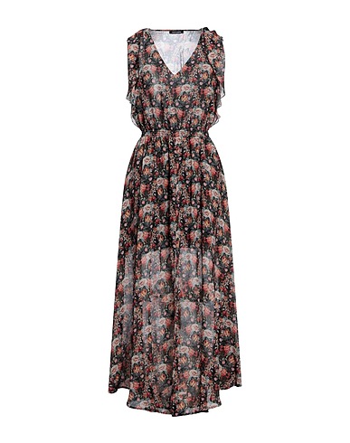 CRISTINAEFFE Midi dress Black 100% Polyester