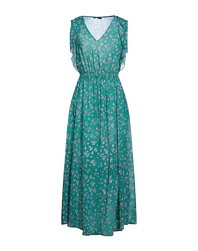 CRISTINAEFFE Midi dress Green 100% Polyester