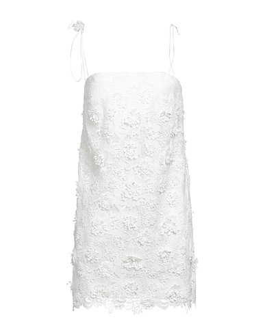ZIMMERMANN Vestito corto Bianco 100% Poliestere
