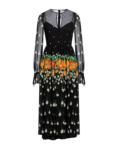 REDValentino Midi dress Black 100% Polyester